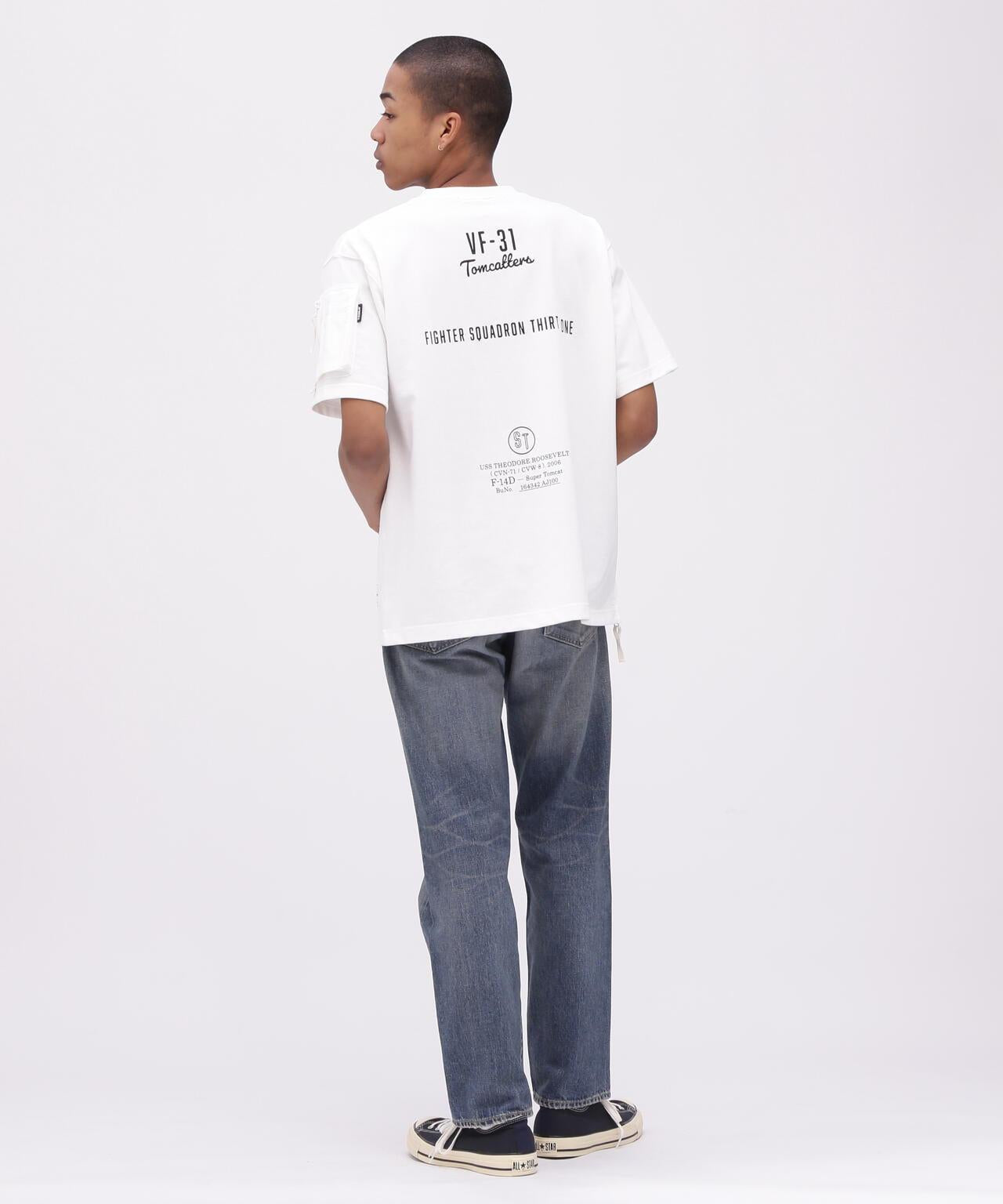 AVIREX MIL. POCKET T-SHIRT 工裝口袋短袖T恤