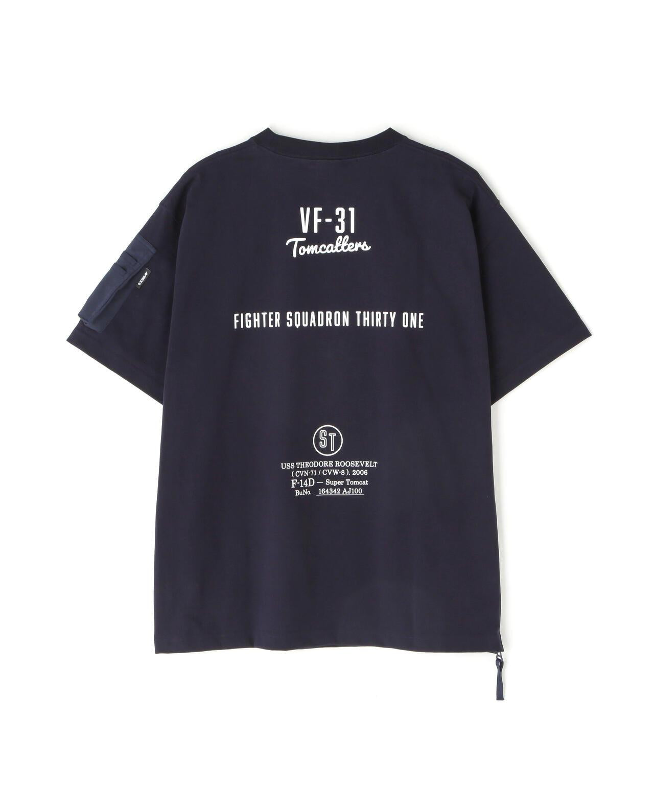 AVIREX MIL. POCKET T-SHIRT 工裝口袋短袖T恤