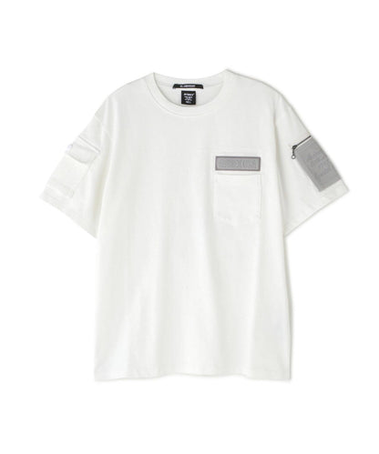 皮革拼接工裝短袖T恤 LEATHER PATCHED FATIGUE T-SHIRT 《50th Anniversary》