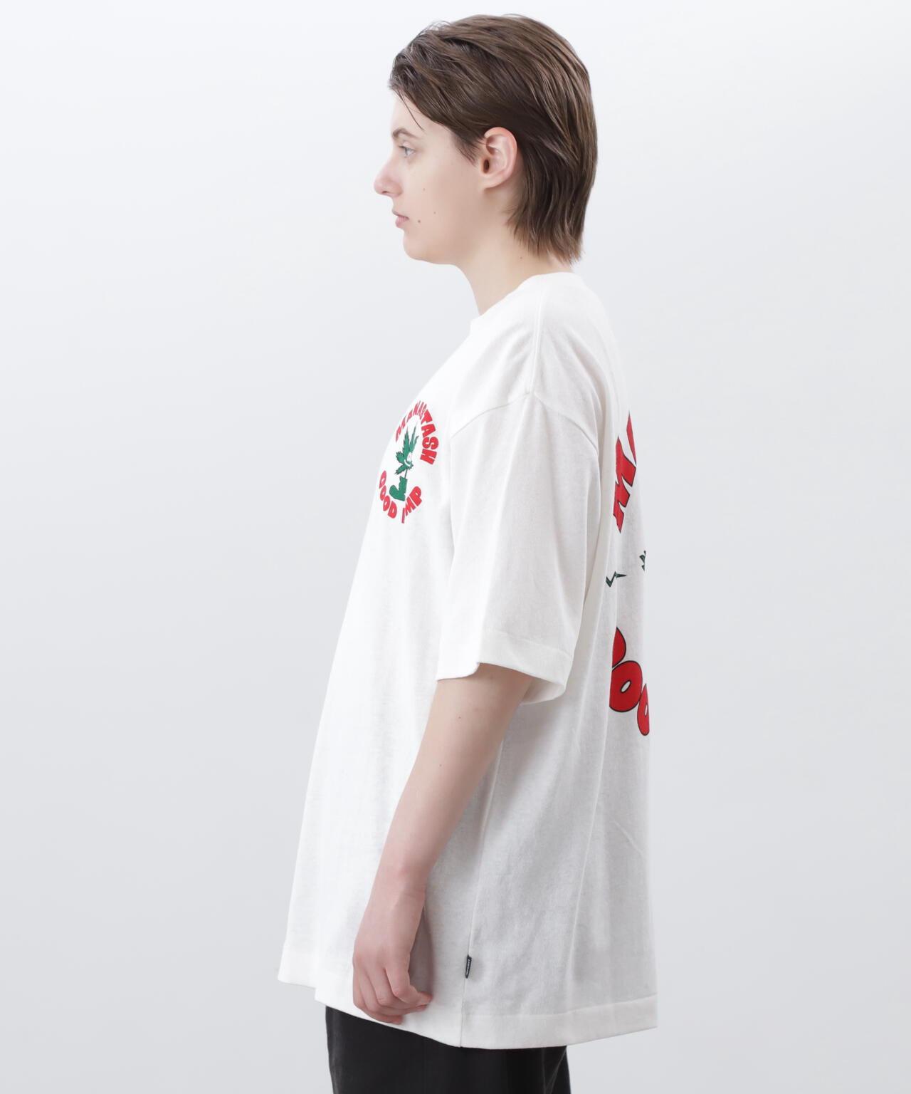 MANASTASH HEMP TEE GOOD HEMP 大麻纖維印花 T恤