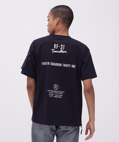 AVIREX MIL. POCKET T-SHIRT 工裝口袋短袖T恤
