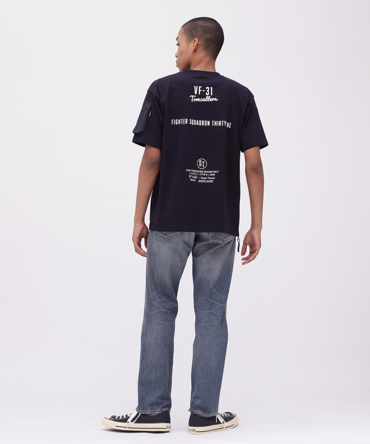 AVIREX MIL. POCKET T-SHIRT 工裝口袋短袖T恤