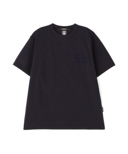 《50th Anniversary》LEATHER PATCHED VARSITY T-SHIRT 皮革貼片設計 短袖T恤