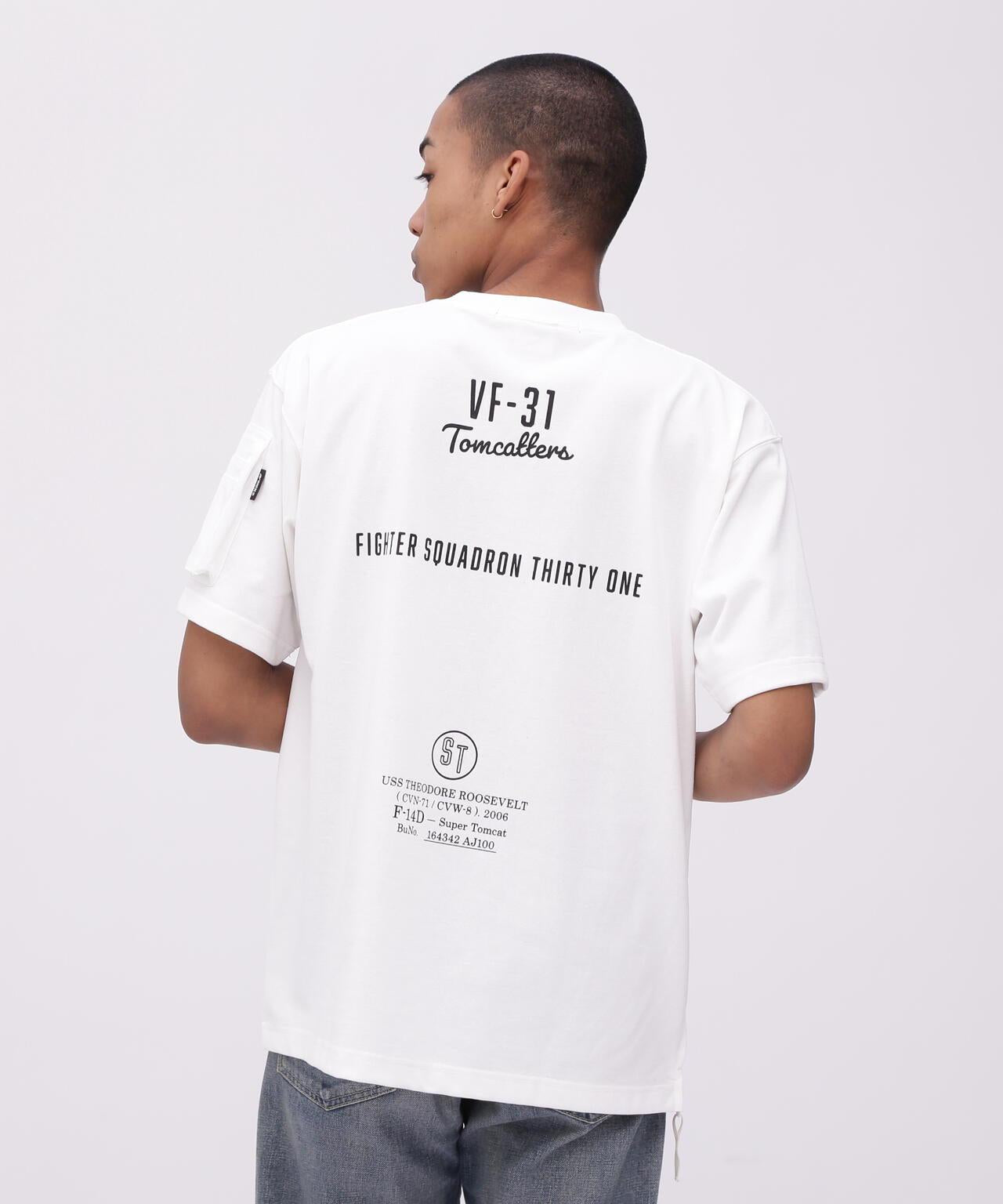AVIREX MIL. POCKET T-SHIRT 工裝口袋短袖T恤
