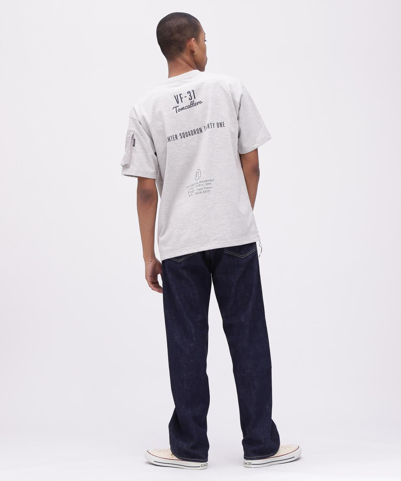 AVIREX MIL. POCKET T-SHIRT 工裝口袋短袖T恤