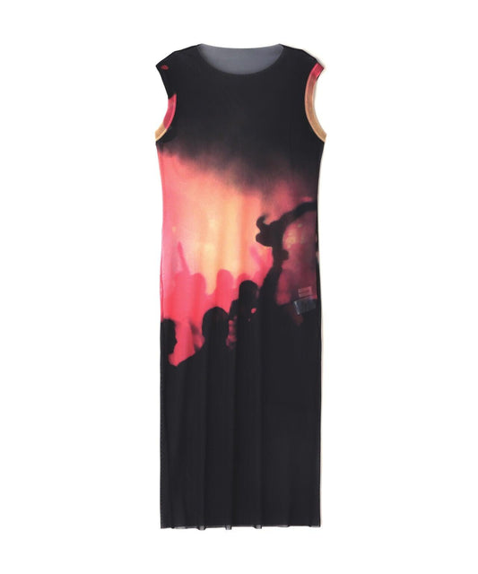 VOLTAGE CONTROL FILTER PHOTO PRINT POWER DRESS 影像印花連衣裙