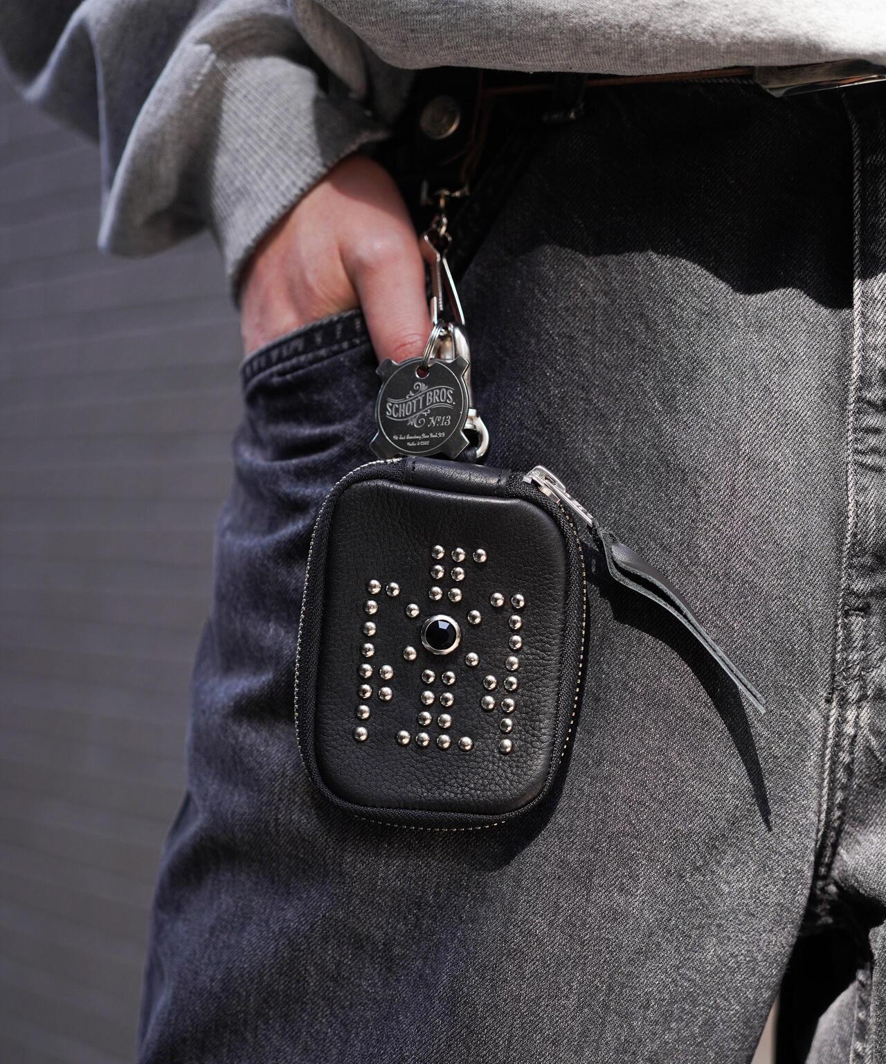 皮革 鷹形鉚釘 多功能收納包 EAGLE STUDS LEATHER MALCH CASE