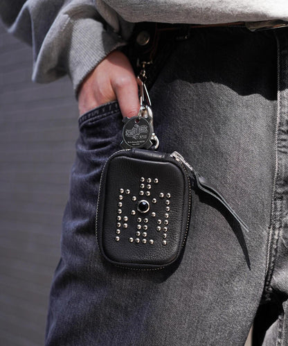 皮革 鷹形鉚釘 多功能收納包 EAGLE STUDS LEATHER MALCH CASE