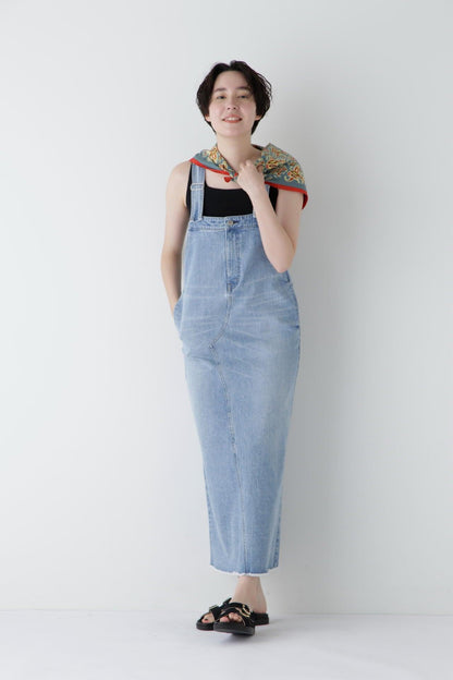 Healthy DENIM合作 I字版型揹帶褲