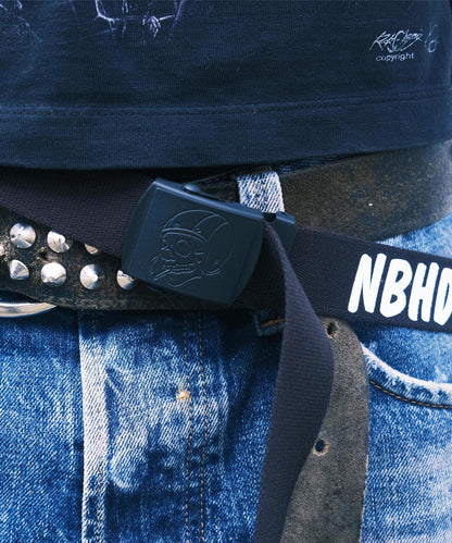 SAINT MICHAELxNEIGHBORHOOD セントマイケル×ネイバーフッド STHD . GI BELT NAVY 腰帶