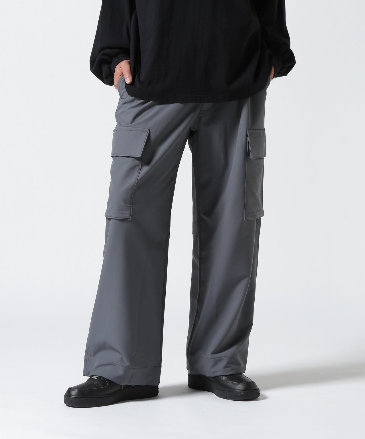 彈力聚酯工裝褲 B omnivore/ビーオムニボー STRETCH POLYESTER CARGO PANTS
