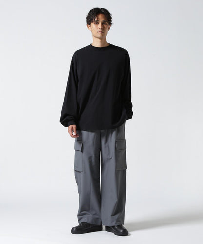 彈力聚酯工裝褲 B omnivore/ビーオムニボー STRETCH POLYESTER CARGO PANTS
