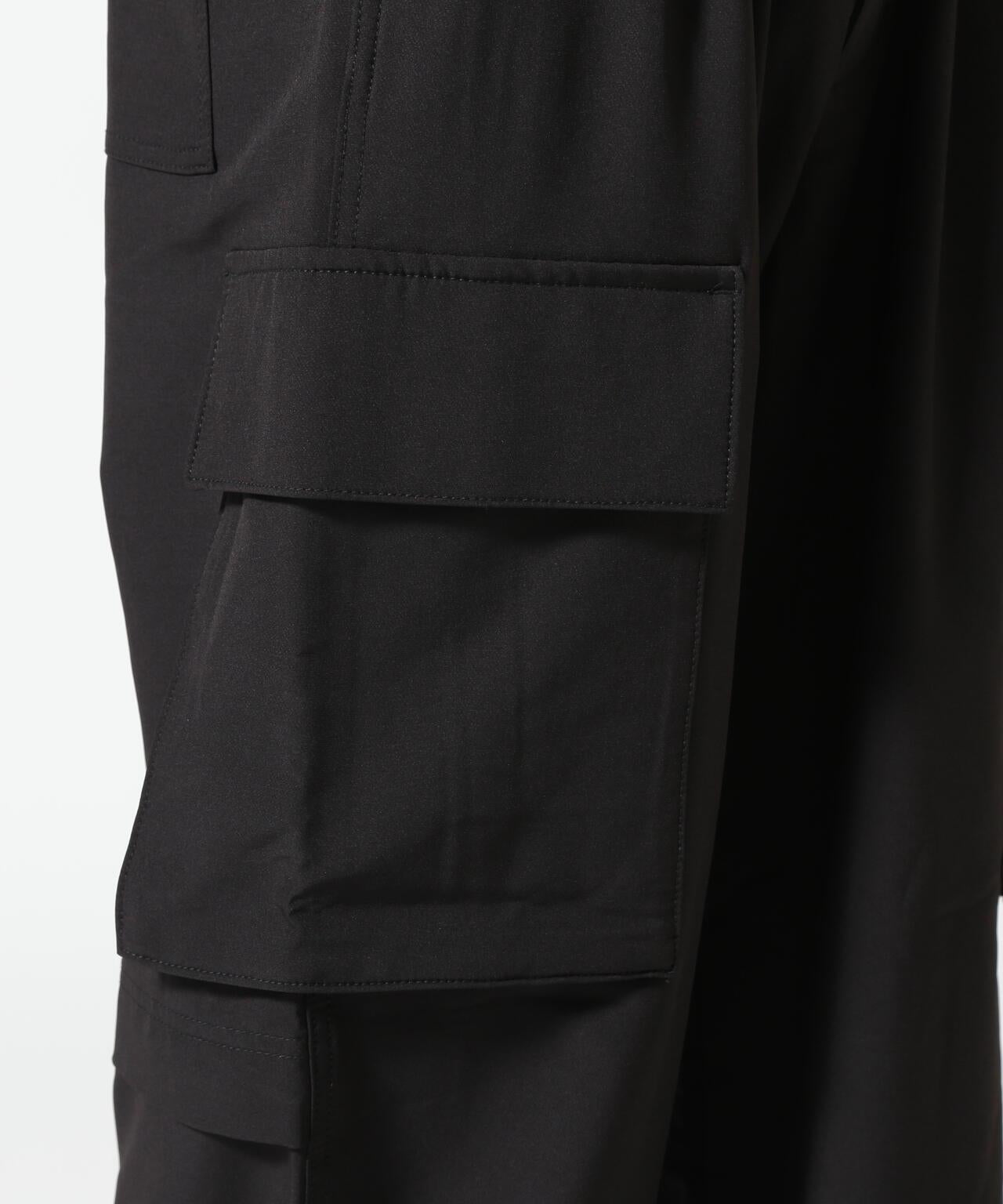 彈力聚酯工裝褲 B omnivore/ビーオムニボー STRETCH POLYESTER CARGO PANTS