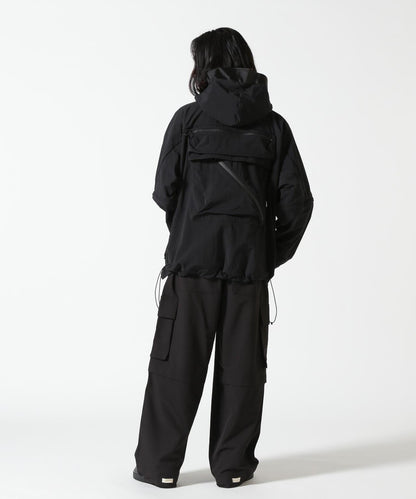 彈力聚酯工裝褲 B omnivore/ビーオムニボー STRETCH POLYESTER CARGO PANTS