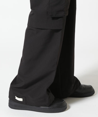 彈力聚酯工裝褲 B omnivore/ビーオムニボー STRETCH POLYESTER CARGO PANTS