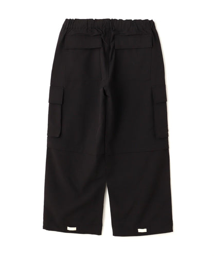 彈力聚酯工裝褲 B omnivore/ビーオムニボー STRETCH POLYESTER CARGO PANTS