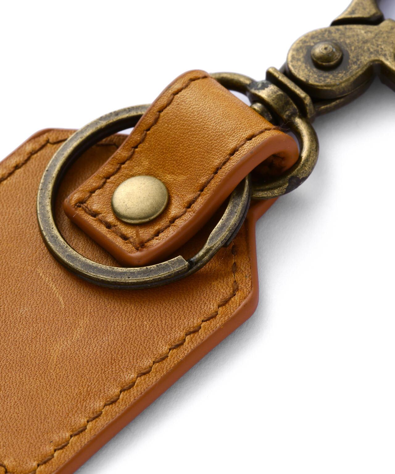 AVIREX KEY HOLDER EMBOSSED LEATHER 皮革壓紋鑰匙扣