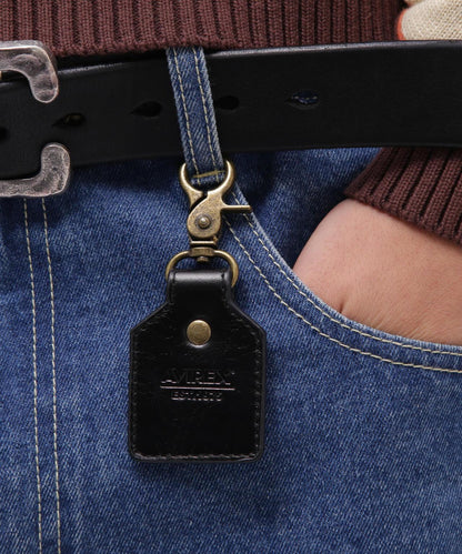 AVIREX KEY HOLDER EMBOSSED LEATHER 皮革壓紋鑰匙扣