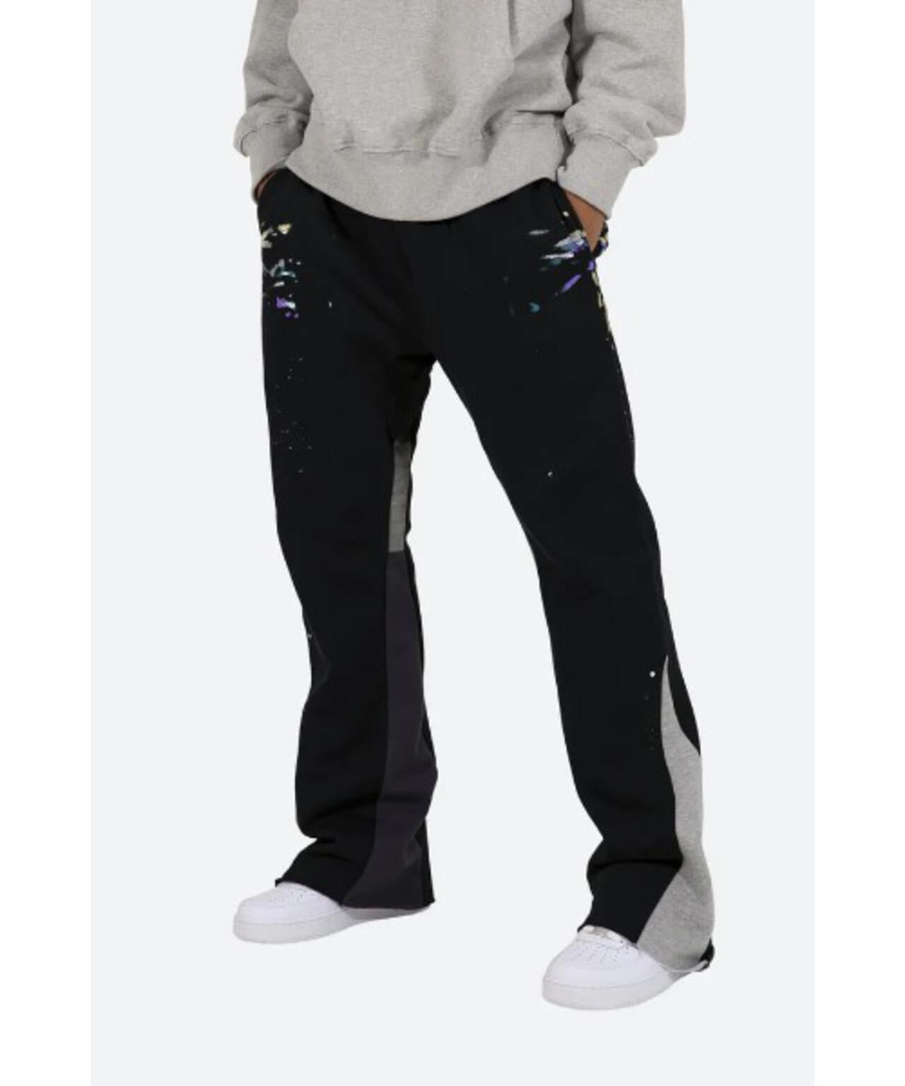 拼色微喇設計 CONTRAST BOOTCUT SWEATPANTS 衛褲 (M2021-W196/M2022-W608)