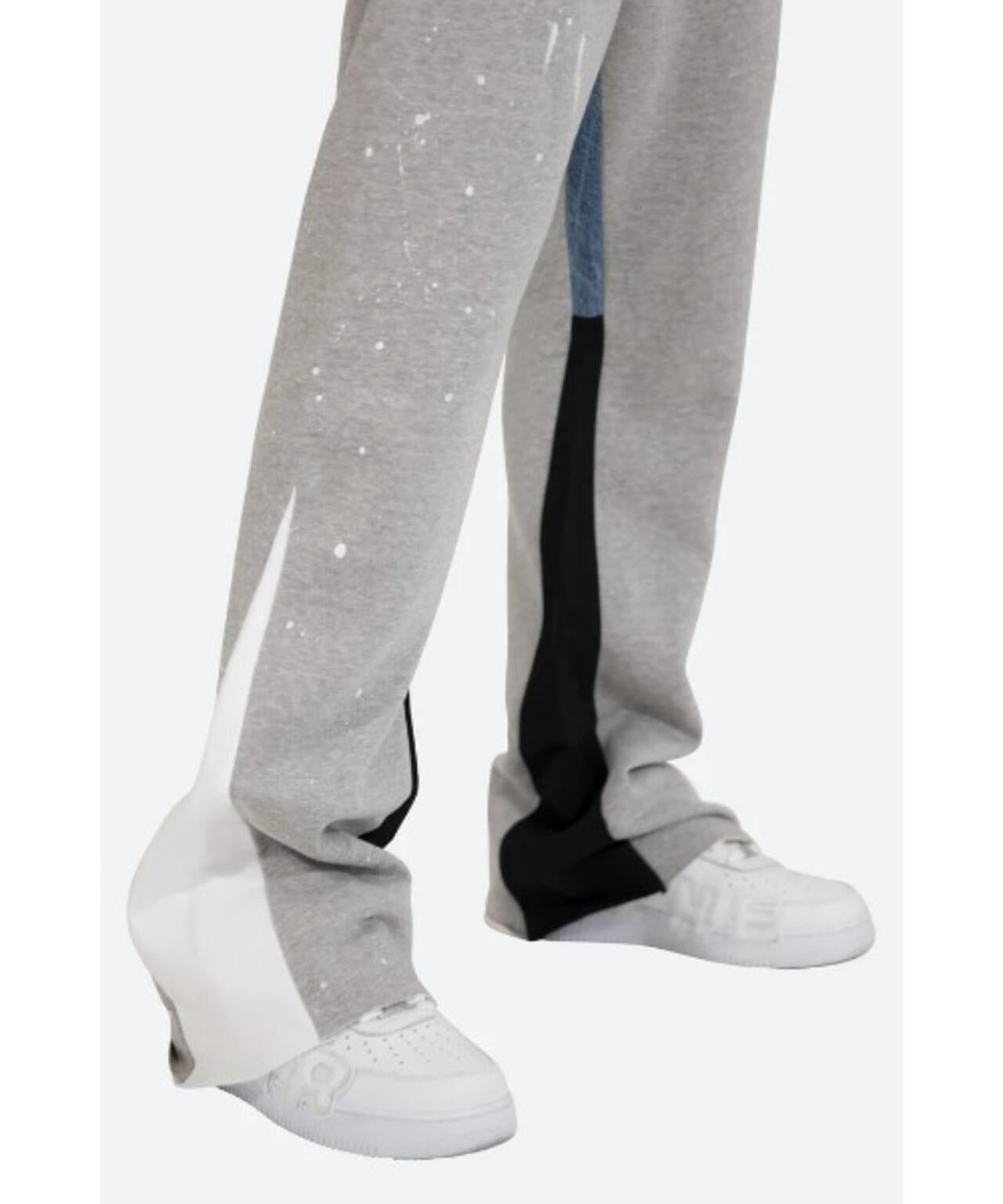 拼色微喇設計 CONTRAST BOOTCUT SWEATPANTS 衛褲 (M2021-W196/M2022-W608)