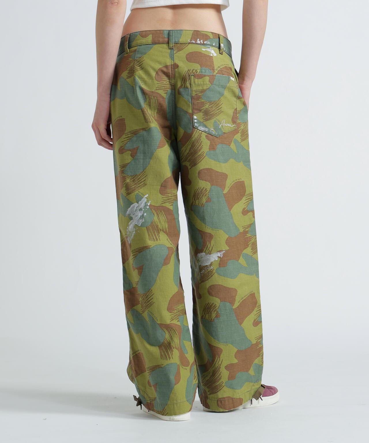 《WOMAN》 CAMOUFLAGE CARGO LONG PANTS 迷彩工裝長褲