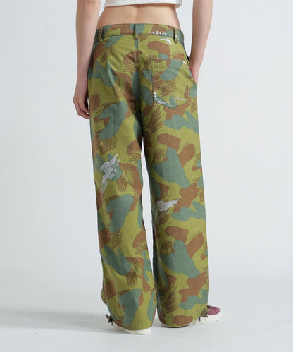 《WOMAN》 CAMOUFLAGE CARGO LONG PANTS 迷彩工裝長褲