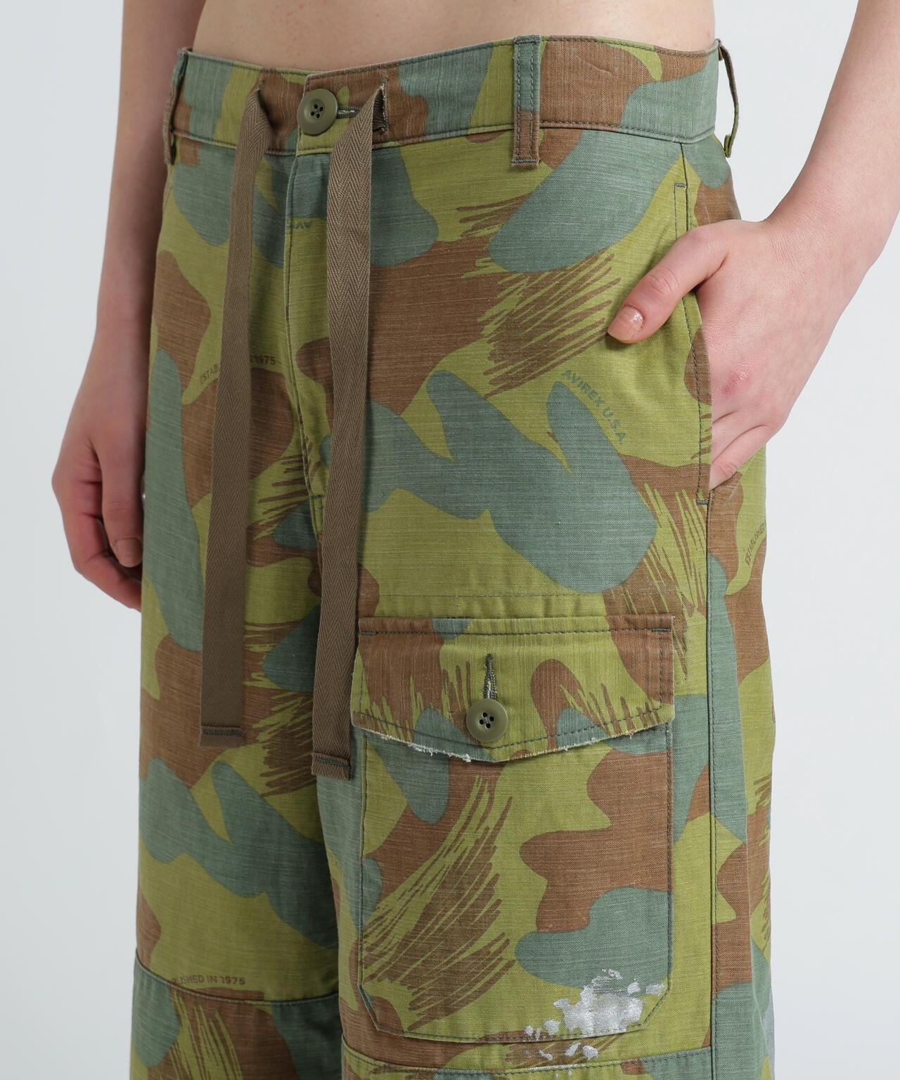《WOMAN》 CAMOUFLAGE CARGO LONG PANTS 迷彩工裝長褲