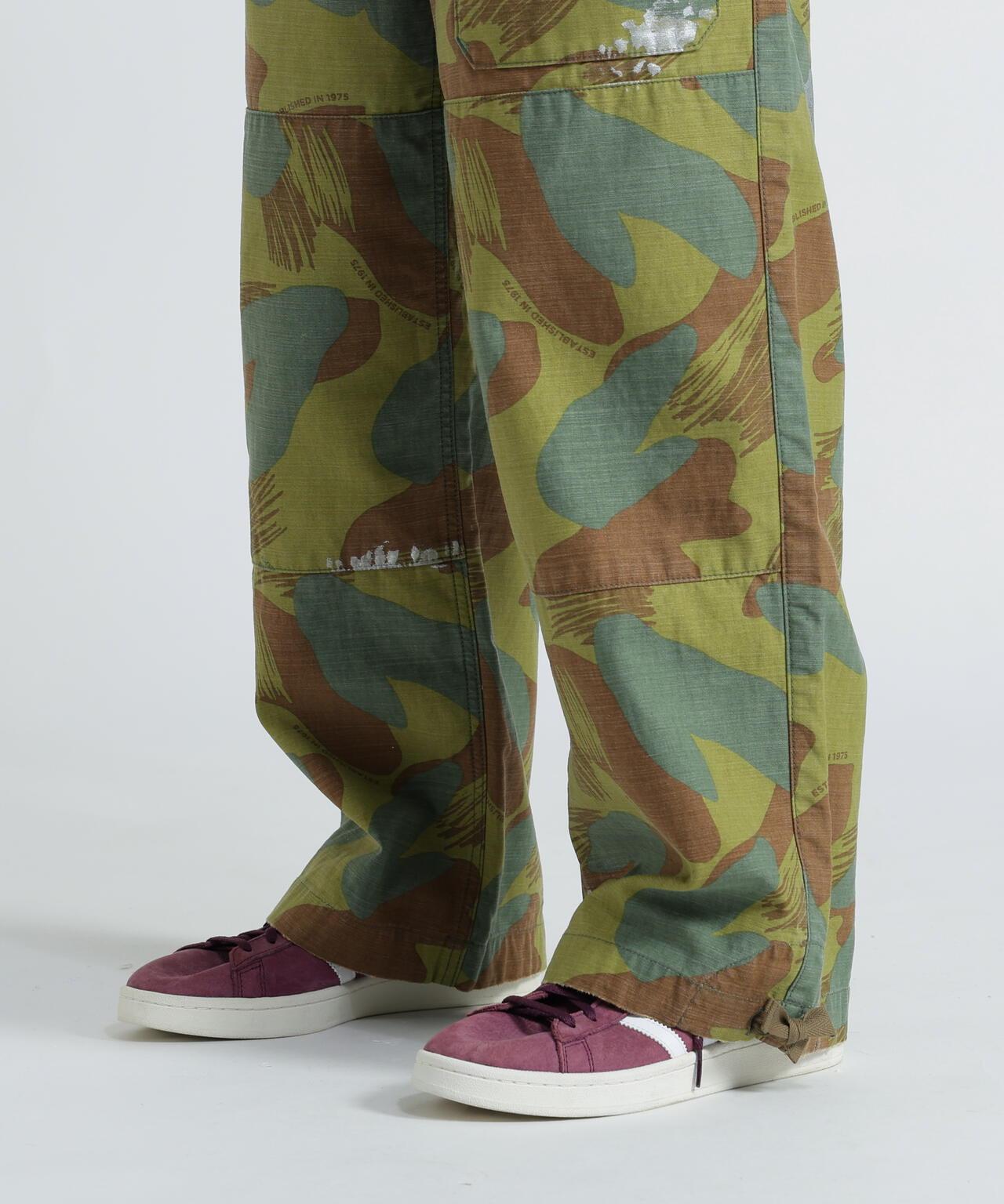《WOMAN》 CAMOUFLAGE CARGO LONG PANTS 迷彩工裝長褲