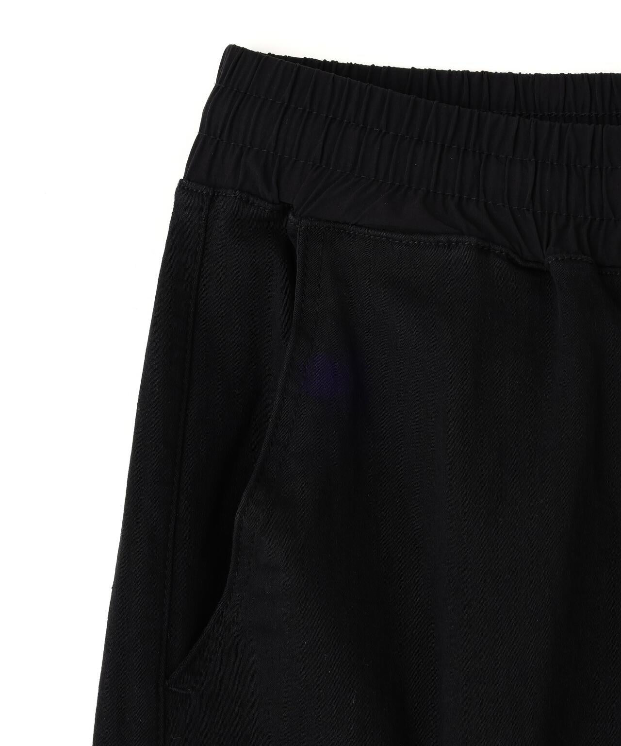 DankeSchon PREMIUM SUPER STRETCH TC BLACK FLAP ZIP CARGO PANTS 超彈力黑色翻蓋拉鍊工裝褲