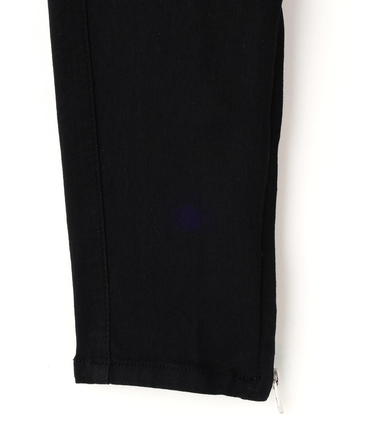 DankeSchon PREMIUM SUPER STRETCH TC BLACK FLAP ZIP CARGO PANTS 超彈力黑色翻蓋拉鍊工裝褲