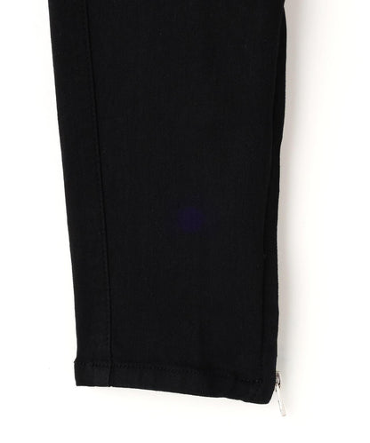 DankeSchon PREMIUM SUPER STRETCH TC BLACK FLAP ZIP CARGO PANTS 超彈力黑色翻蓋拉鍊工裝褲