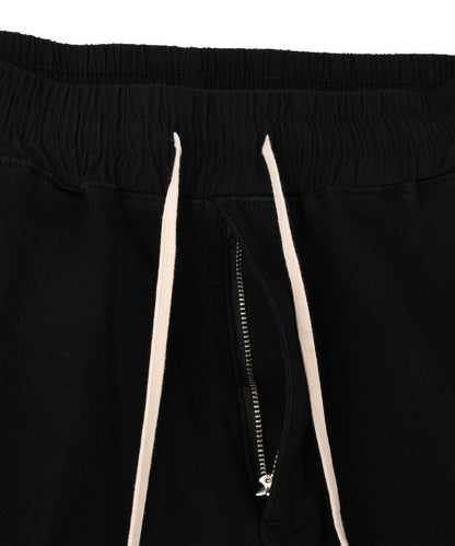 DankeSchon PREMIUM SUPER STRETCH TC BLACK FLAP ZIP CARGO PANTS 超彈力黑色翻蓋拉鍊工裝褲