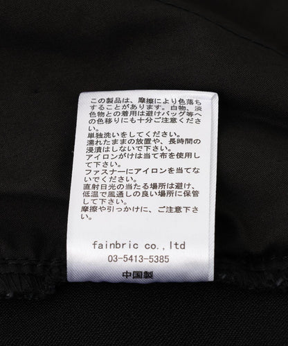 DankeSchon PREMIUM SUPER STRETCH TC BLACK FLAP ZIP CARGO PANTS 超彈力黑色翻蓋拉鍊工裝褲