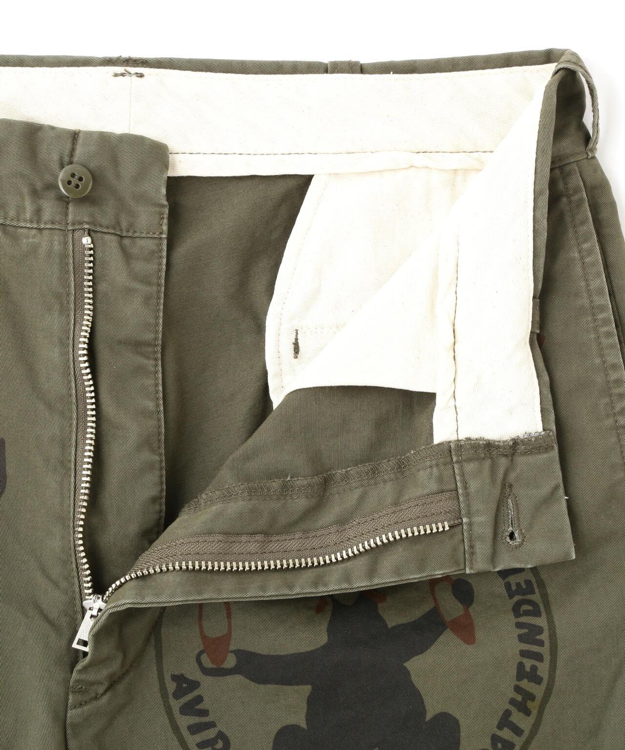 RESTORE COLLECTION 60’s ARMY CHINO PANTS "ARCHIVE GRAPHIC" 休閒褲