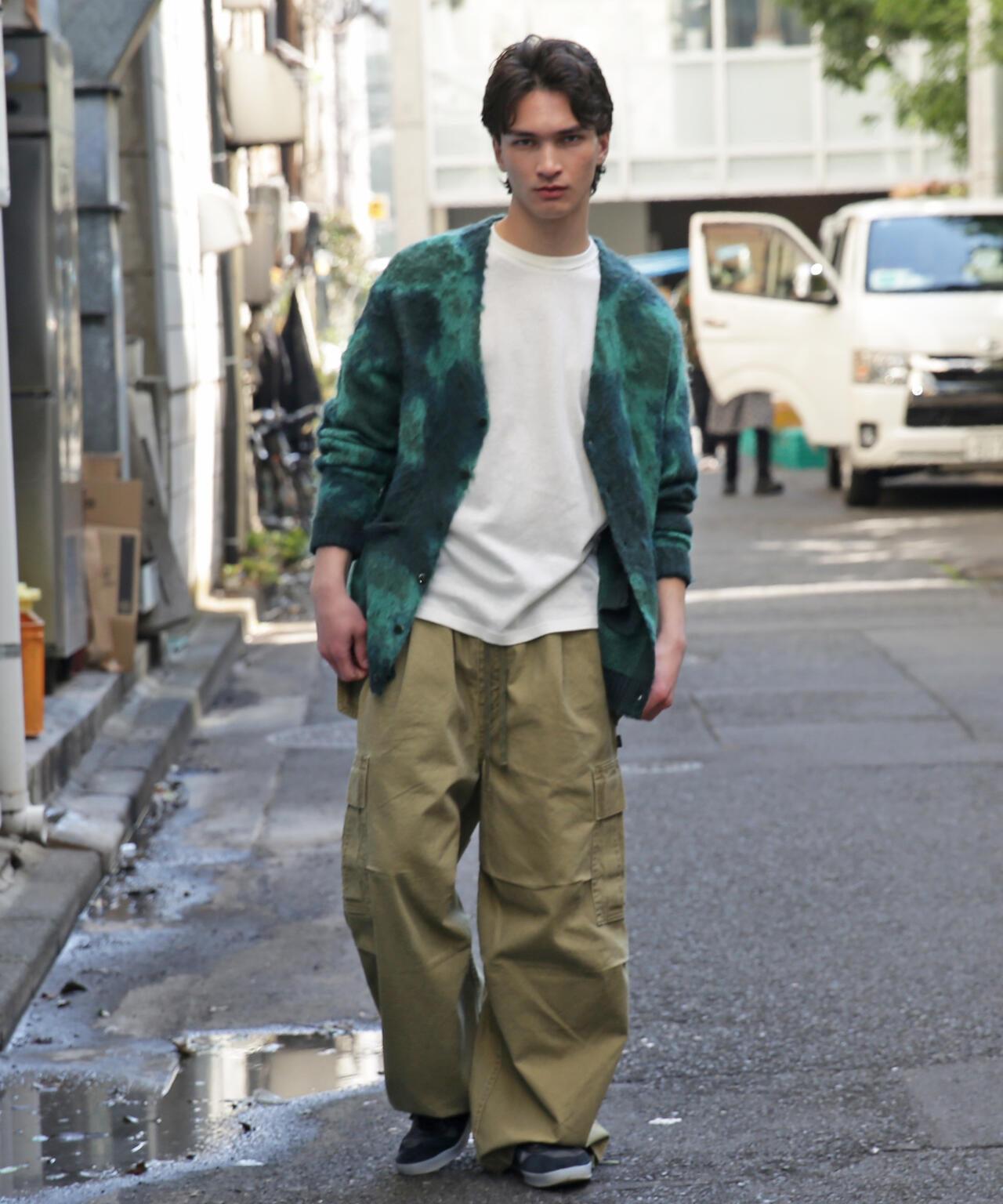 MANASTASH BLURRY JAQUARD CARDIGAN 針織開衫