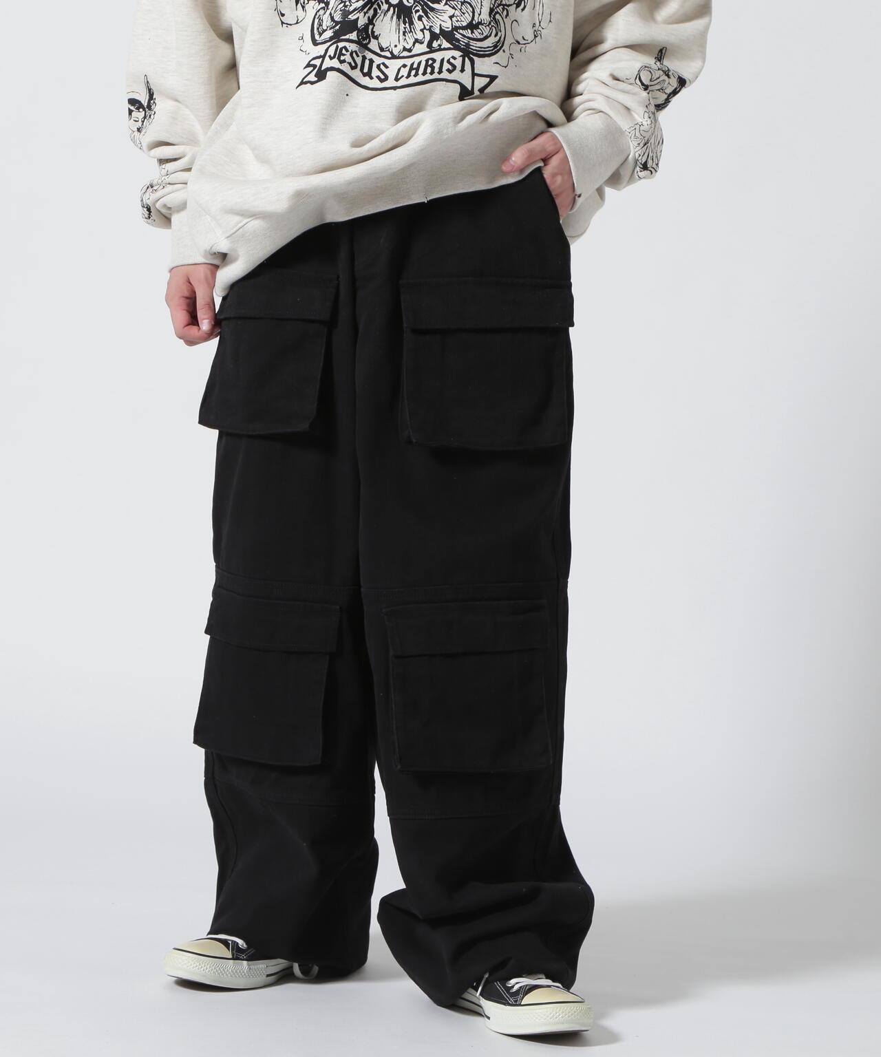 WHITELAND ホワイトランド WIDE CARGO PANTS 寬鬆工裝褲