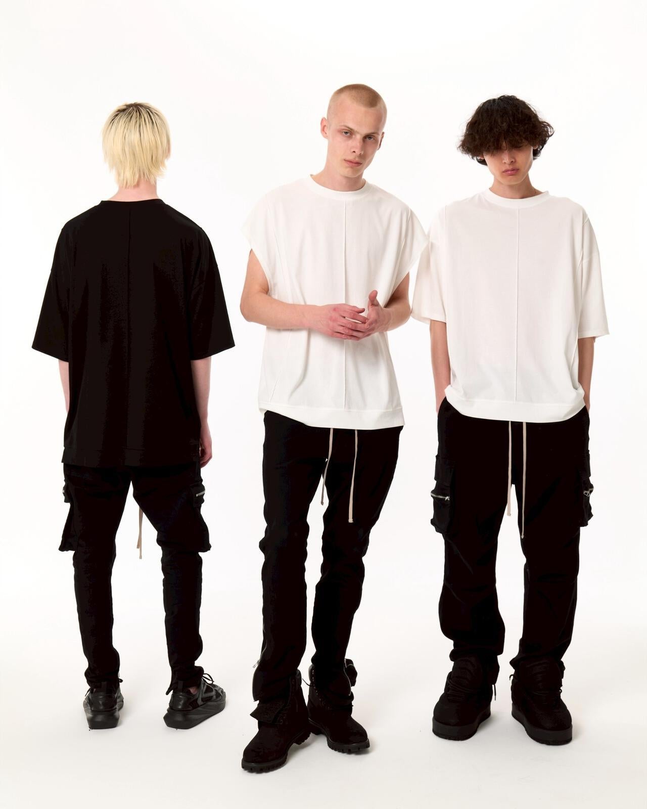 黑色翻蓋設計 PREMIUM TC BLACK FLAP PANTS 褲子
