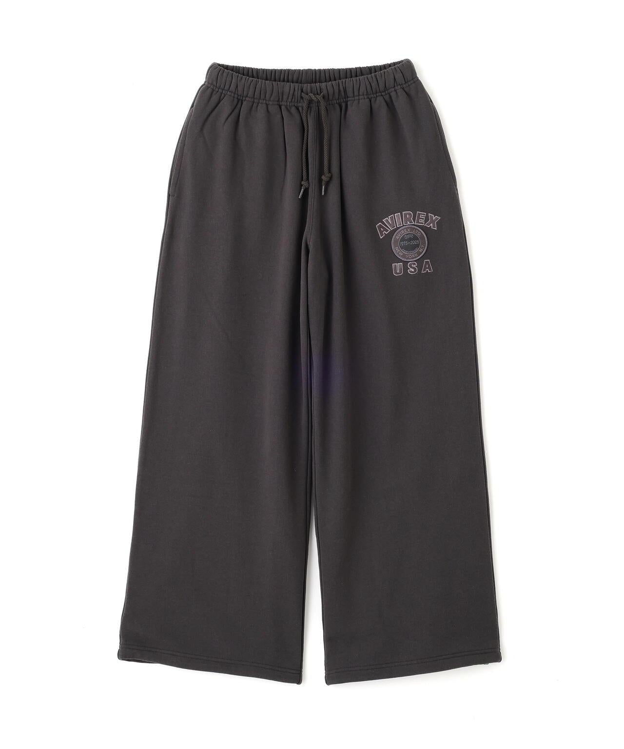 女款 直營店限定 AVIREX 50th VARSITY 風格休閒長褲