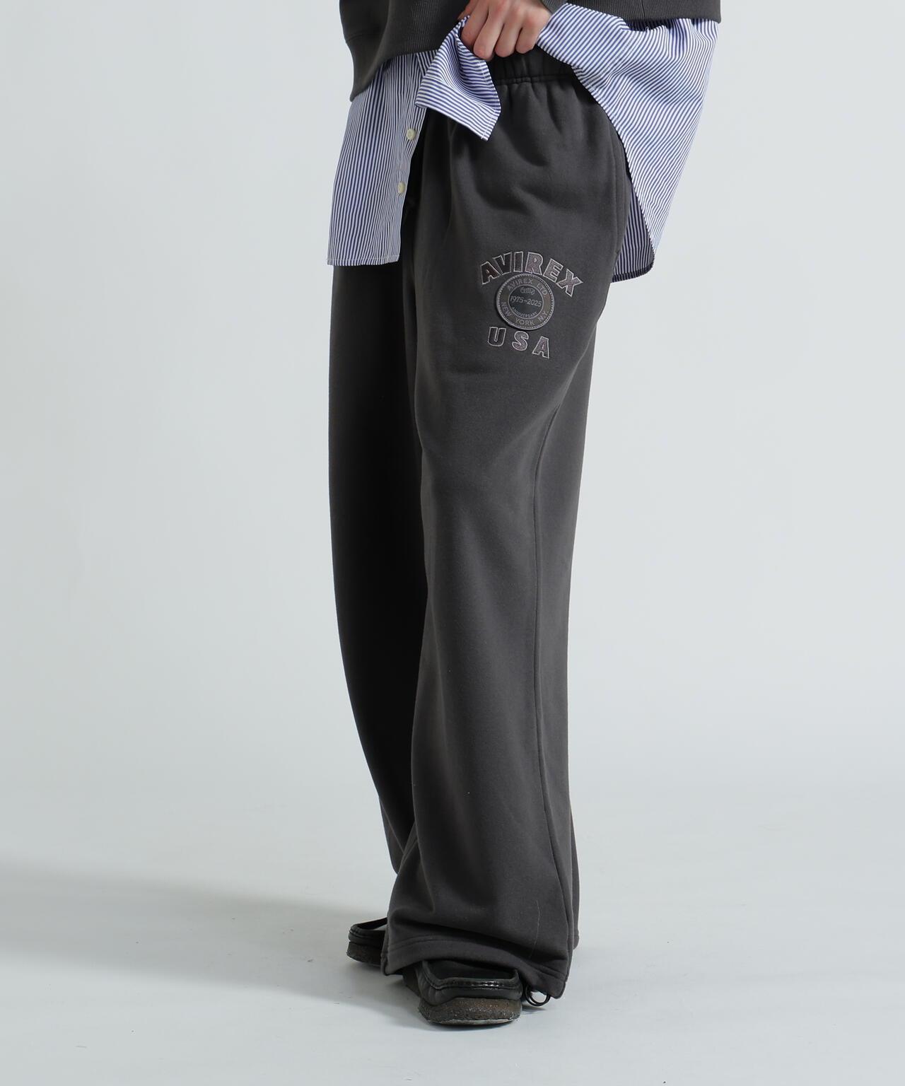 女款 直營店限定 AVIREX 50th VARSITY 風格休閒長褲