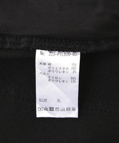 黑色翻蓋設計 PREMIUM TC BLACK FLAP PANTS 褲子