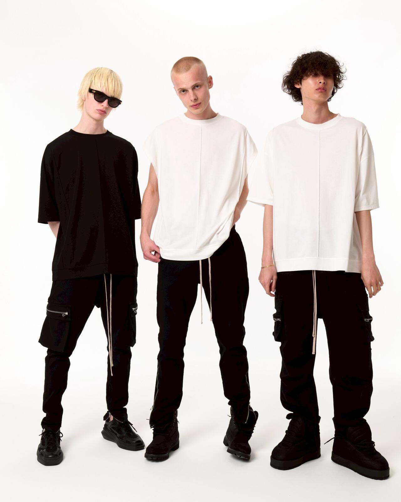 黑色翻蓋設計 PREMIUM TC BLACK FLAP PANTS 褲子