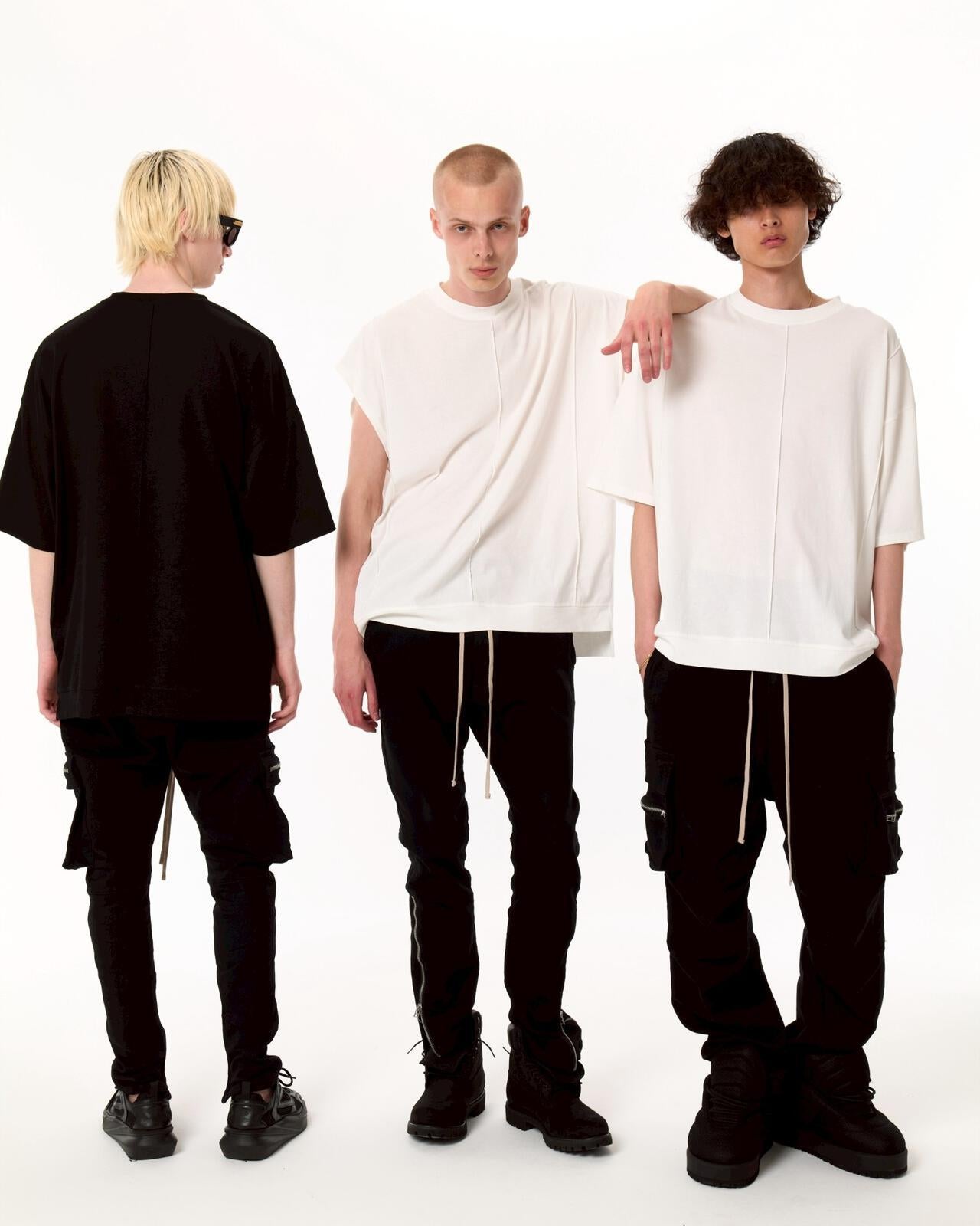 黑色翻蓋設計 PREMIUM TC BLACK FLAP PANTS 褲子