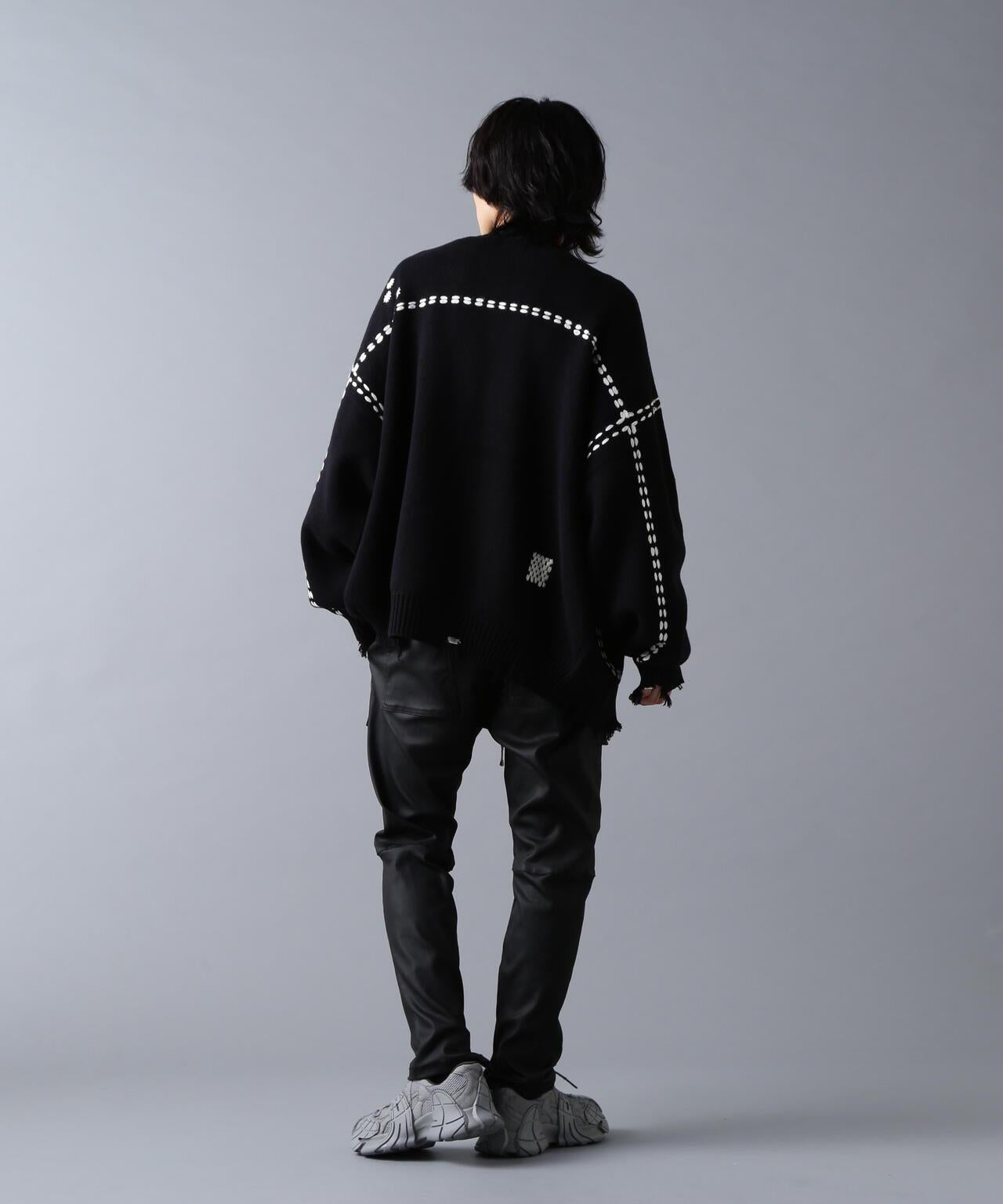 DankeSchon ダンケシェーン HAND STITCH KNIT CARDIGAN 手工縫線針織開衫