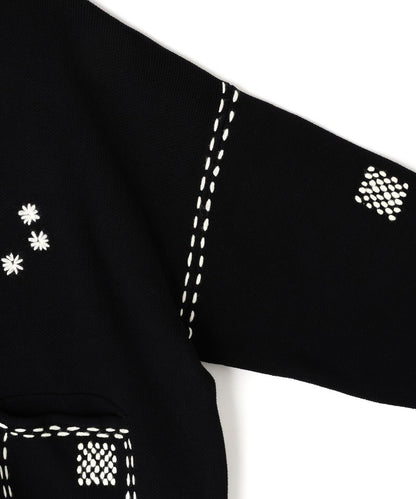 DankeSchon ダンケシェーン HAND STITCH KNIT CARDIGAN 手工縫線針織開衫