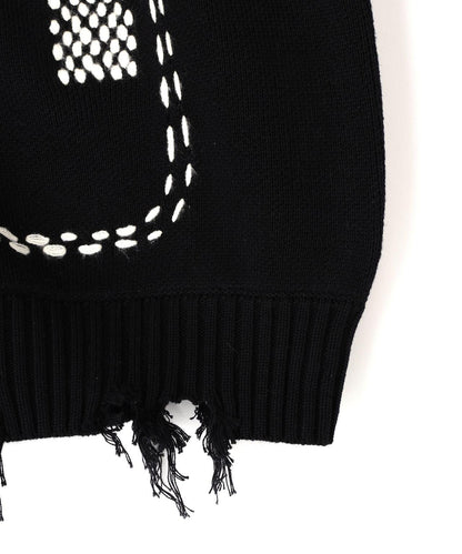 DankeSchon ダンケシェーン HAND STITCH KNIT CARDIGAN 手工縫線針織開衫