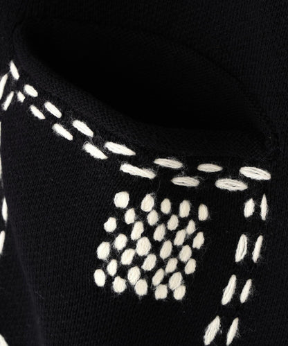 DankeSchon ダンケシェーン HAND STITCH KNIT CARDIGAN 手工縫線針織開衫