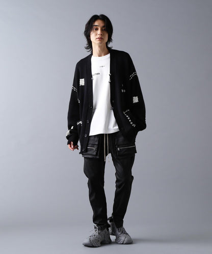 DankeSchon ダンケシェーン HAND STITCH KNIT CARDIGAN 手工縫線針織開衫
