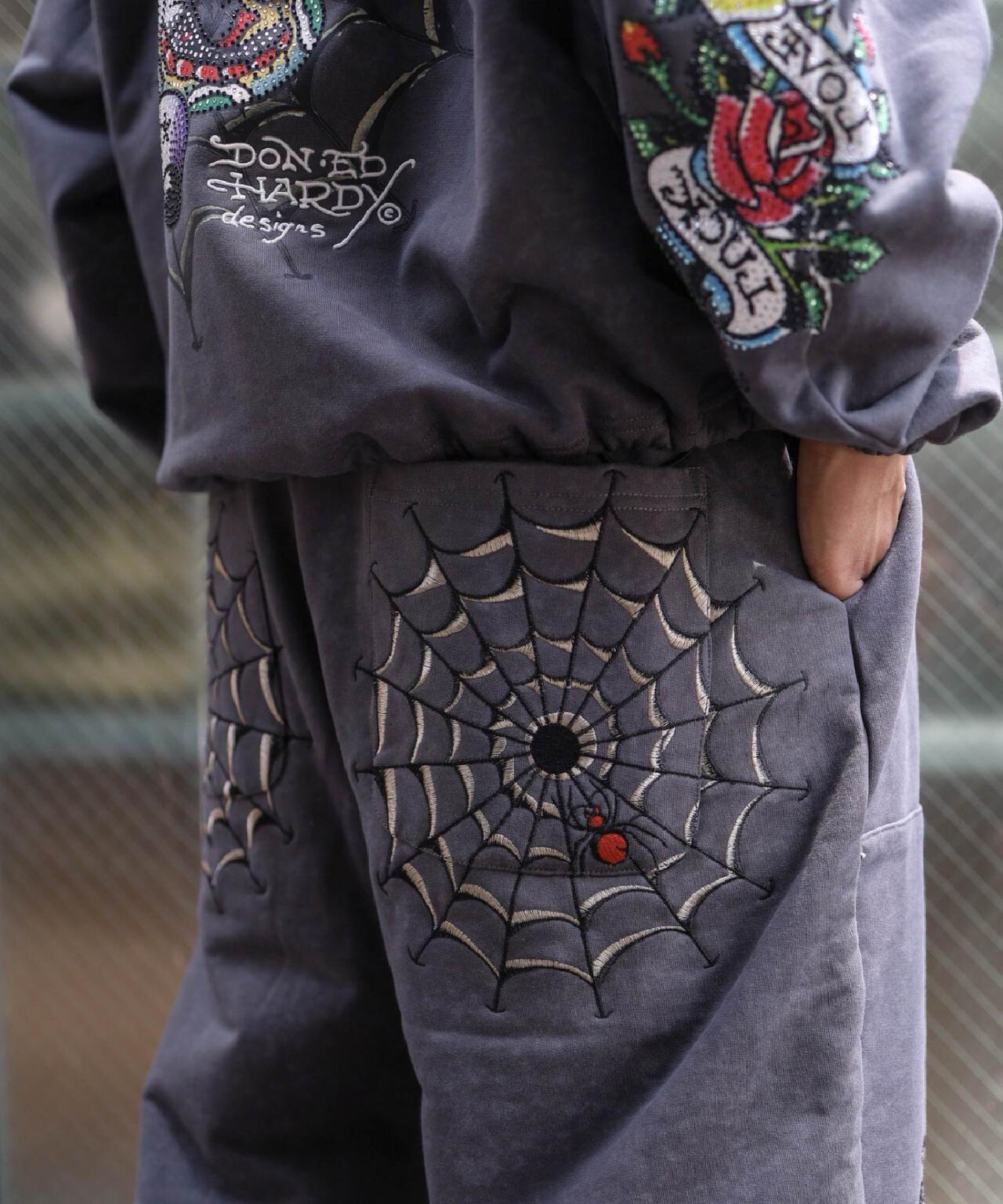 FR(13)NDS × Ed Hardy 聯名 雙膝設計 衛褲