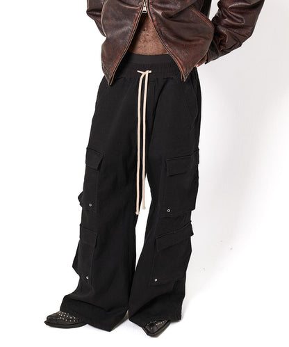 TCBLACK FLARE CARGO PANTS 喇叭工裝褲