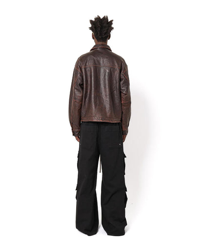 TCBLACK FLARE CARGO PANTS 喇叭工裝褲